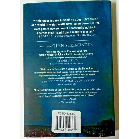The Middle Man Spy Espionage Betrayal Thriller by Olen Steinhauer Fiction Book - Picture 4 of 5
